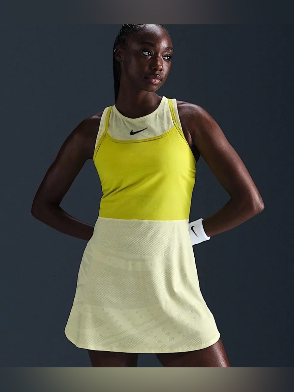 BNWOT NikeCourt SLAM DRI FIT TENNIS DRESS LARGE